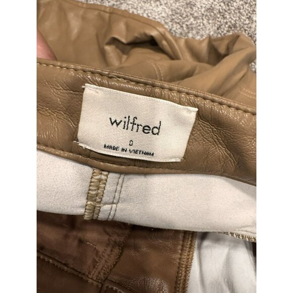 Wilfred Aritzia Melina Brown Pant Size 0 - Picture 4 of 6